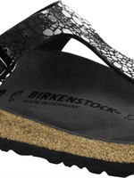 Birkenstock Gizeh metallic stones zwart voor normale voet