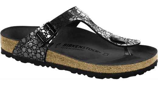 Birkenstock Birkenstock Gizeh metallic stones zwart voor normale voet