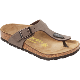 Birkenstock Gizeh kids nubuck mokka voor normale voet