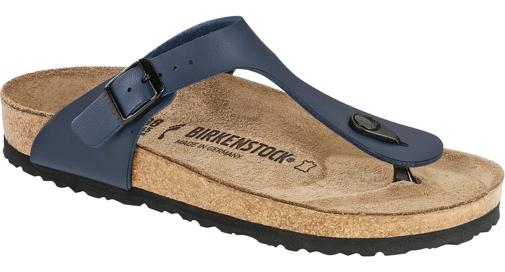 Birkenstock Gizeh blue for normal feet