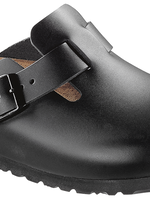 Birkenstock Boston black leather for normal feet