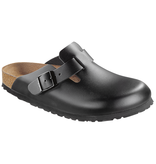 Birkenstock Birkenstock Boston zwart leer voor normale voet