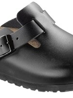 Birkenstock Boston black leather for wide feet