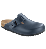 Birkenstock Birkenstock Boston blauw leer voor normale voet