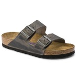 Birkenstock Birkenstock Arizona Iron leather soft footbed for normal feet