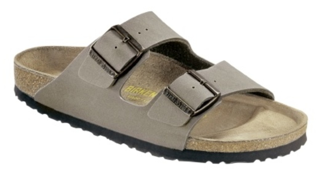 Birkenstock Arizona nubuck stone voor normale voet