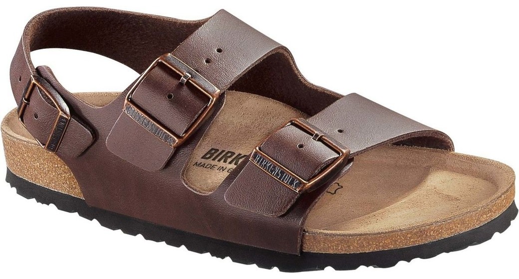 Birkenstock Milano donkerbruin voor normale voet