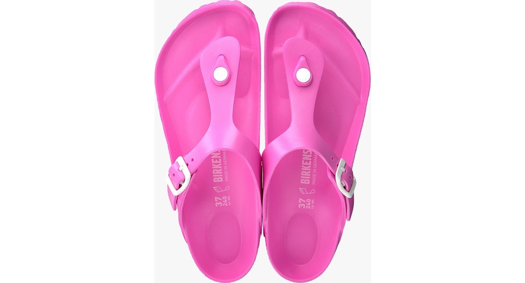 Birkenstock Gizeh eva neon pink for normal feet