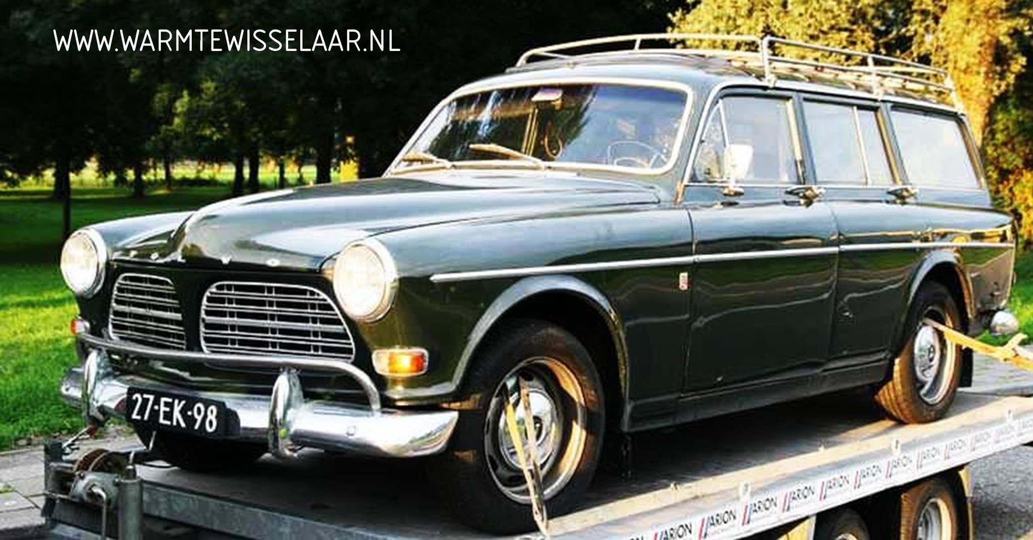 Deze oldtimer rijdt straks volledig elektrisch