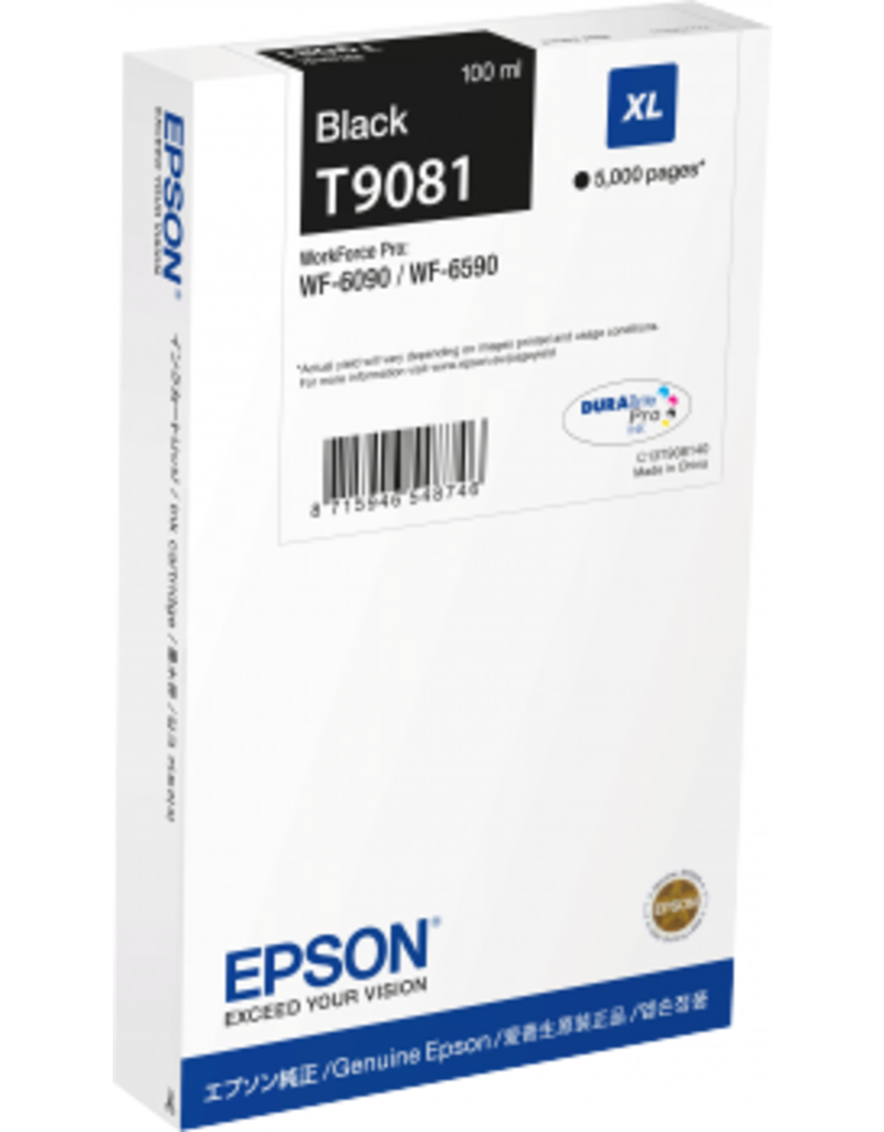 Tinte schwarz für Epson WF-6090DW