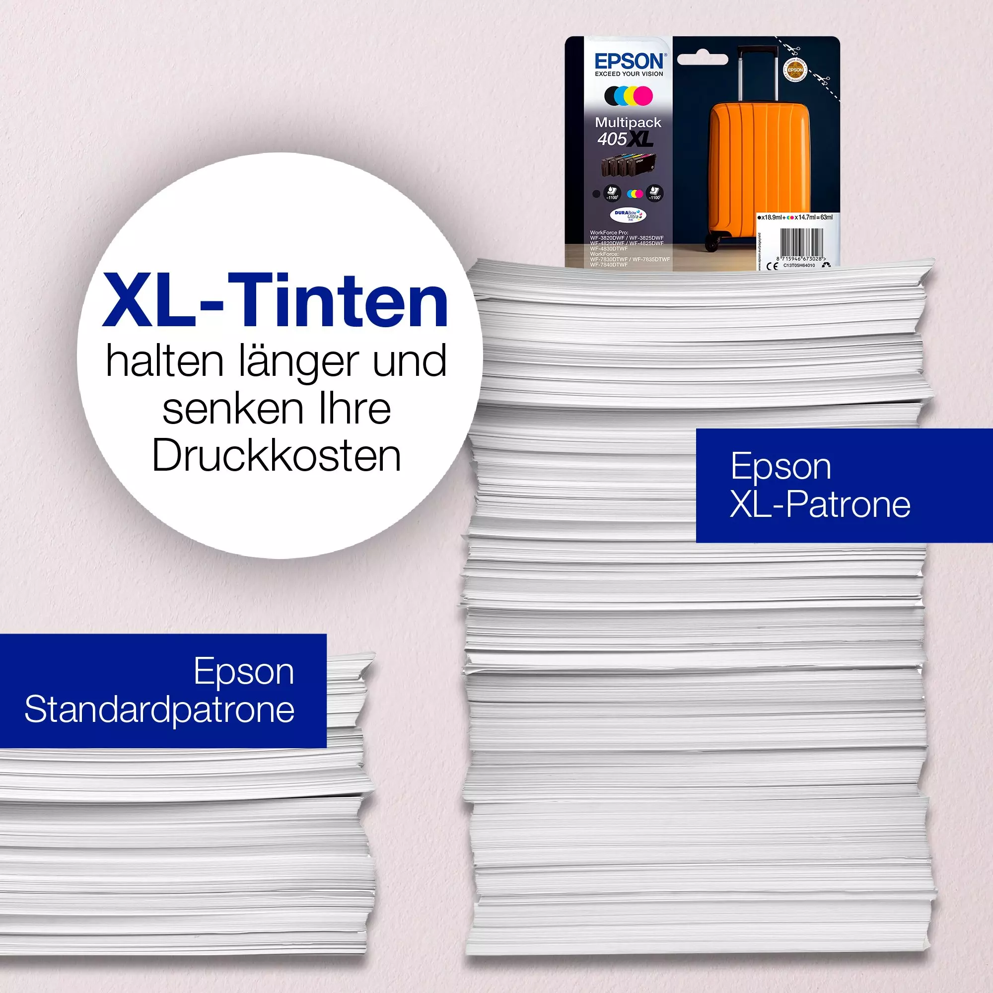 EPSON Multipack hohe Reichweite 405XL