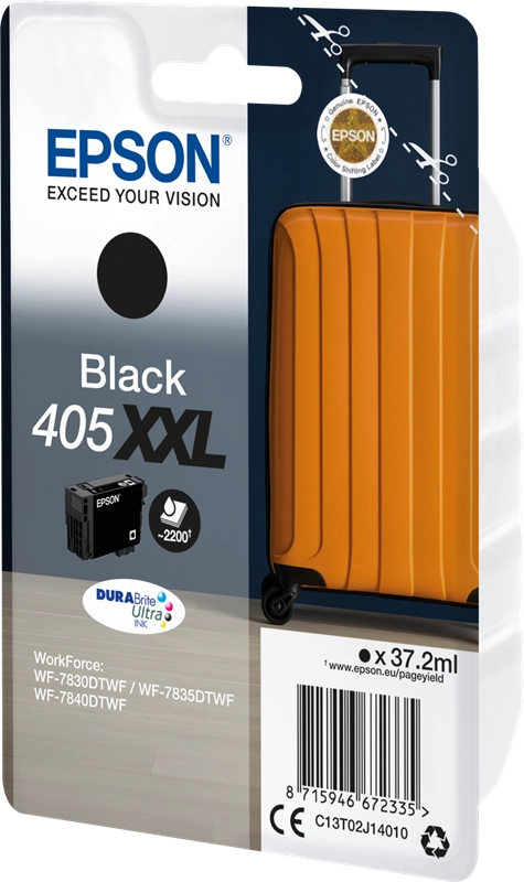 EPSON Tinte Schwarz hohe Reichweite 405XXL
