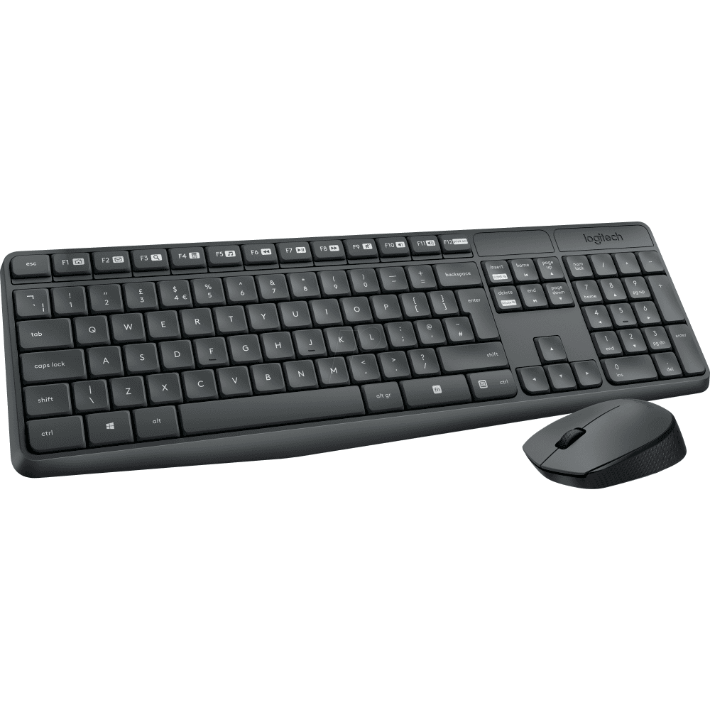 Logitech Maus-Tastatur- Set MK-235
