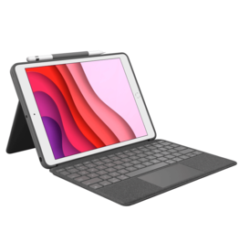 Logitech Hülle mit Tastatur grau