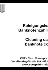 CCE Reinigungskarte für Banknotenzählmaschinen