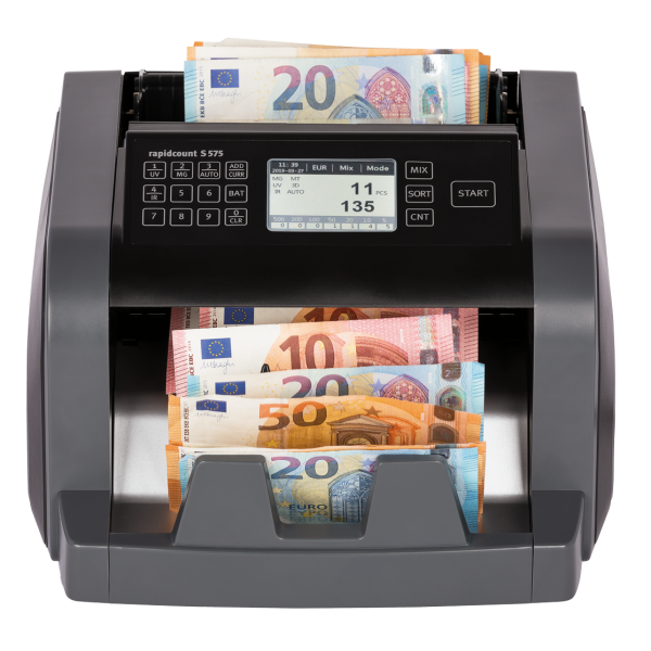 ratiotec Banknotenzählmaschine rapidcount  S575