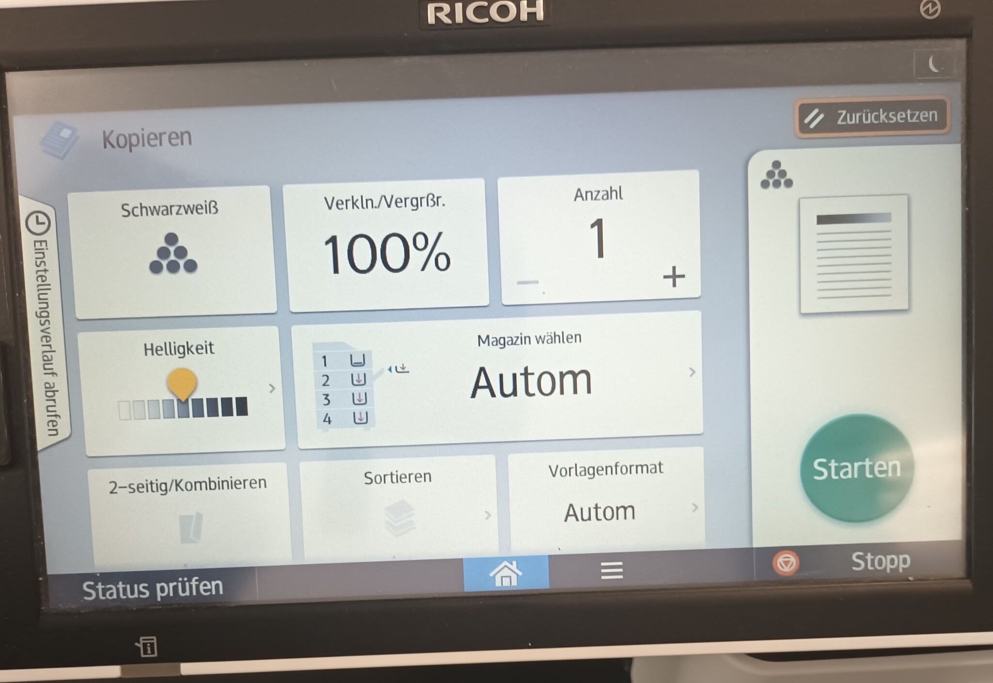 Ricoh Gebrauchtgerät MP C3004