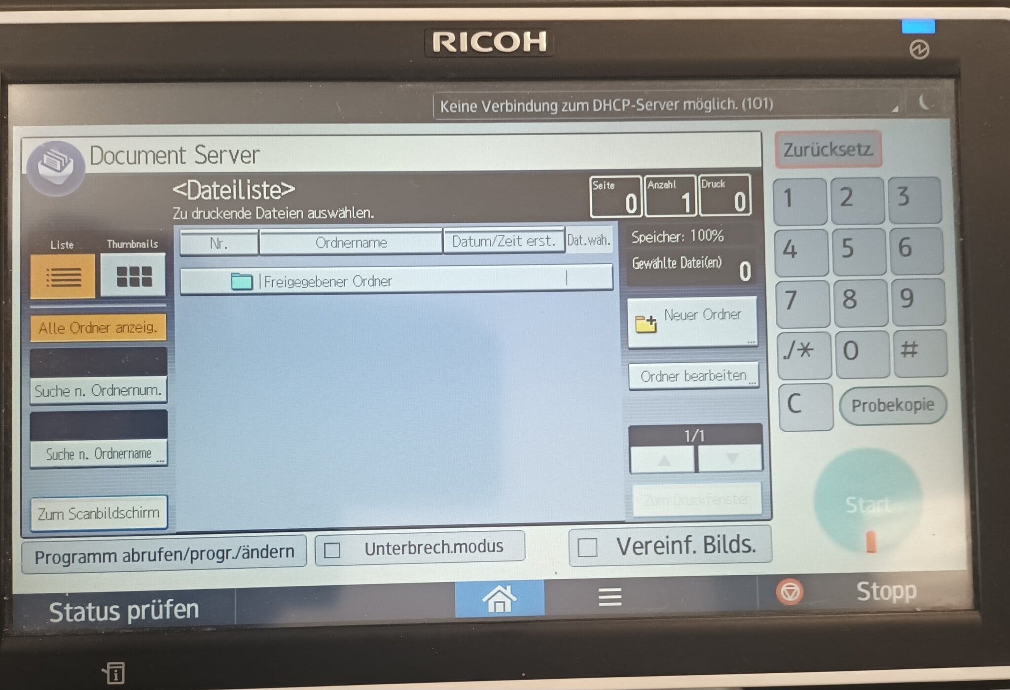Ricoh Gebrauchtgerät MP C3004