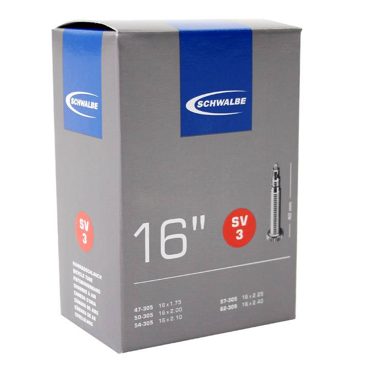 Compra Schwalbe Bicicletta Camera D`Aria 16x1.75 - 2.50 Presta Valvola 40mm su H