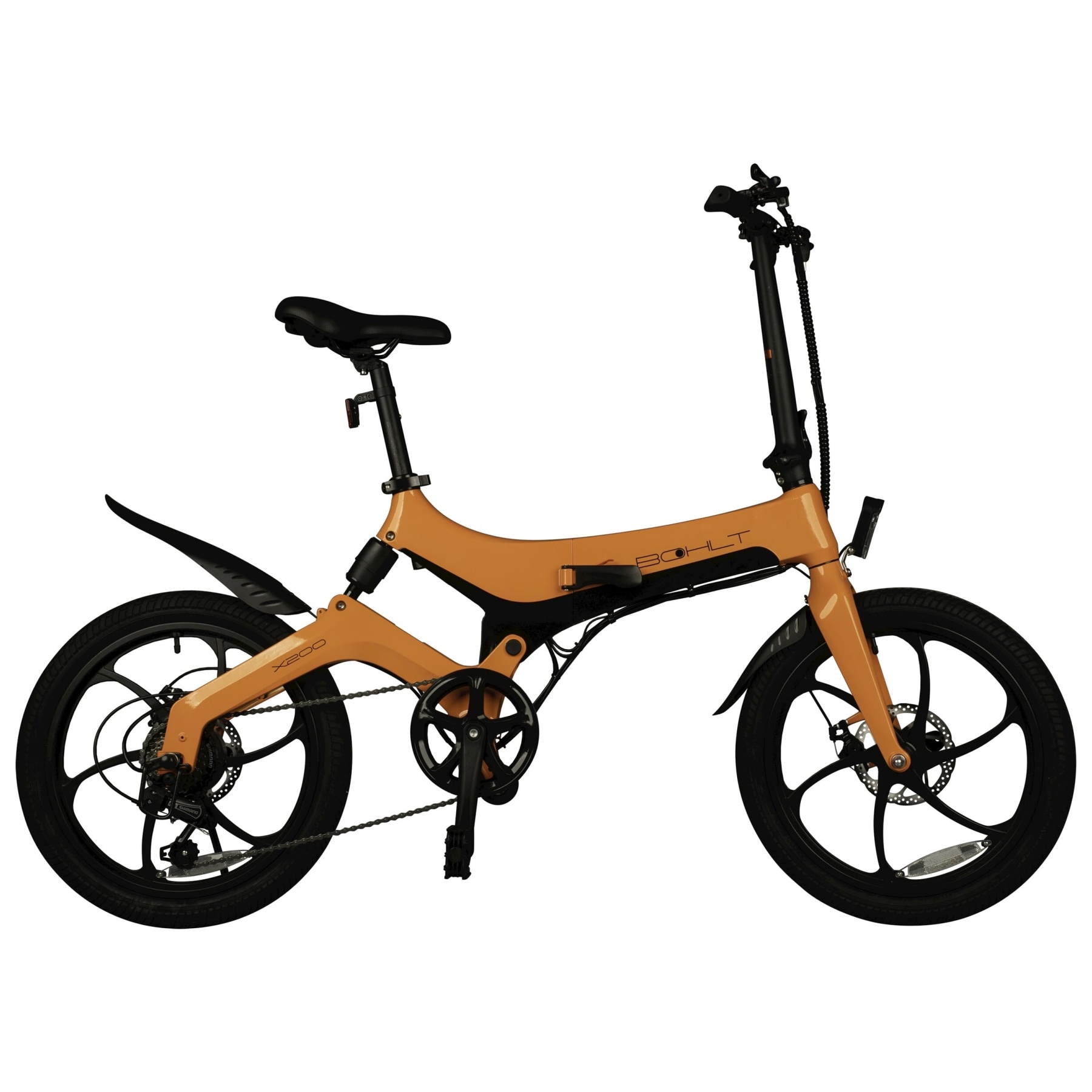 Bohlt elektrische vouwfiets X200 oranje