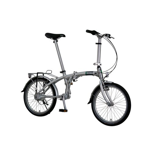 Beixo Vouwfiets Compact met cardanas aandrijving Zilver