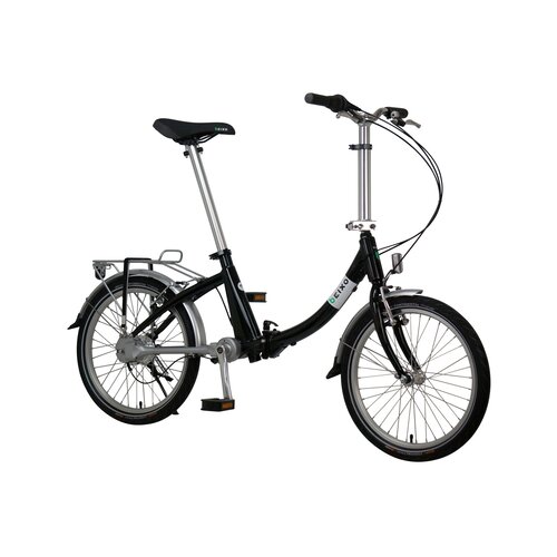 Beixo Vouwfiets Compact Lage Instap met cardanas Zwart