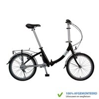 Vouwfiets Compact Lage Instap met cardanas Zwart