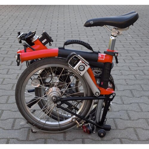 Fahrer vouwfiets draag handvat zwart Fahrer vouwfiets draag handvat zwart