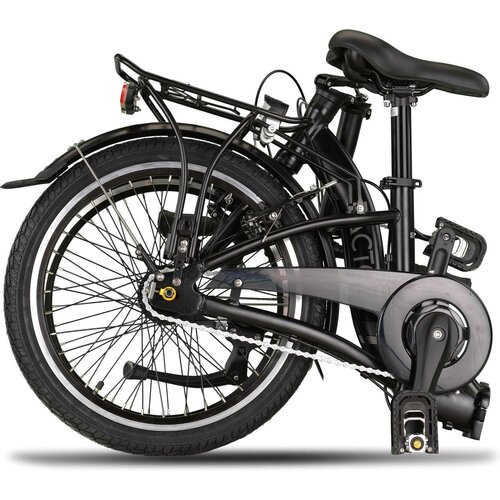 Pacto Seven Vouwfiets Zwart Nexus 7