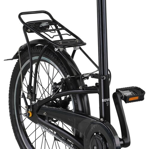 Pacto Seven Vouwfiets Zwart Nexus 7