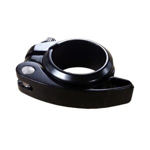 Mirage Zadelpenklem 40.8 mm met snelspanner aluminium zwart