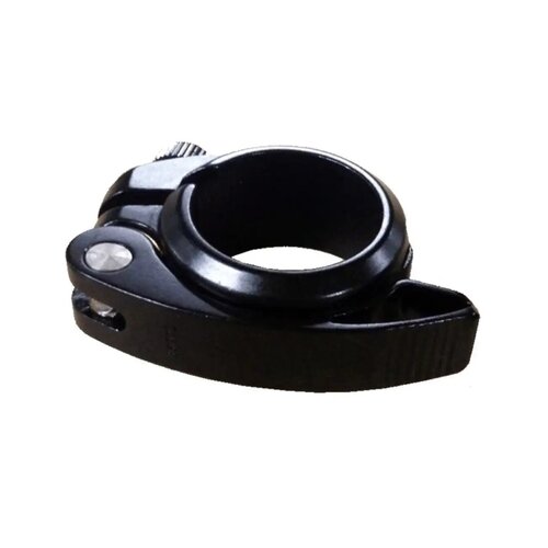 Mirage Zadelpenklem 40.8 mm met snelspanner aluminium zwart Mirage Zadelpenklem 40.8 mm met snelspanner aluminium zwart