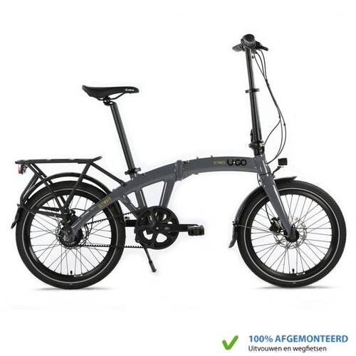 UGo Ultimate U•GO Vouwfiets I8 Cool Grey