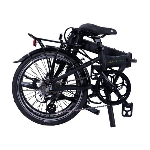 Dahon Mariner Vouwfiets 20 inch met 8 Versnellingen en Bagagedrager – Shadow Black