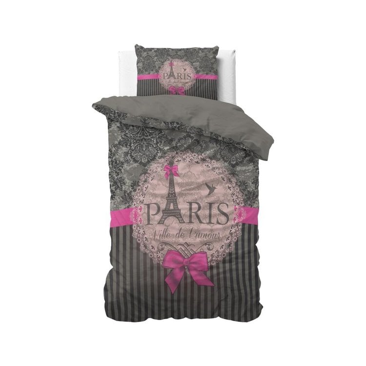 DreamHouse Dekbedovertrek I Love Paris Roze