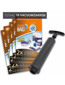 Pro Vacuumzakken Travel [Set 10 Zakken+Pomp]