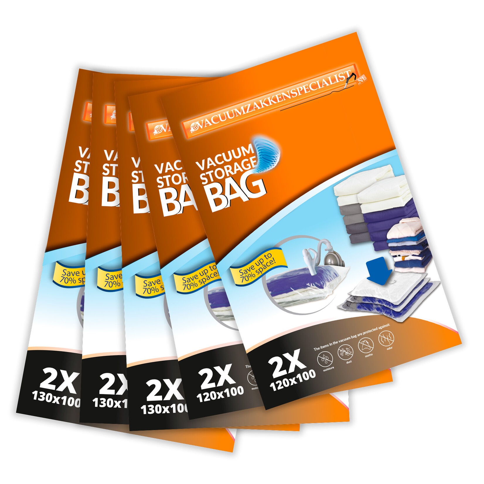 Pro Pakket Vacuumzakken voor Tuinkussens [Set 10 Vacuumzakken]