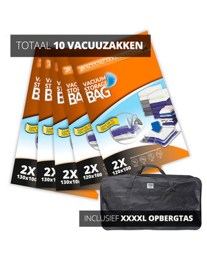 Pro Pakket Vacuumzakken voor Tuinkussens+Opbergtas [Set 10 Vacuumzakken+tas]