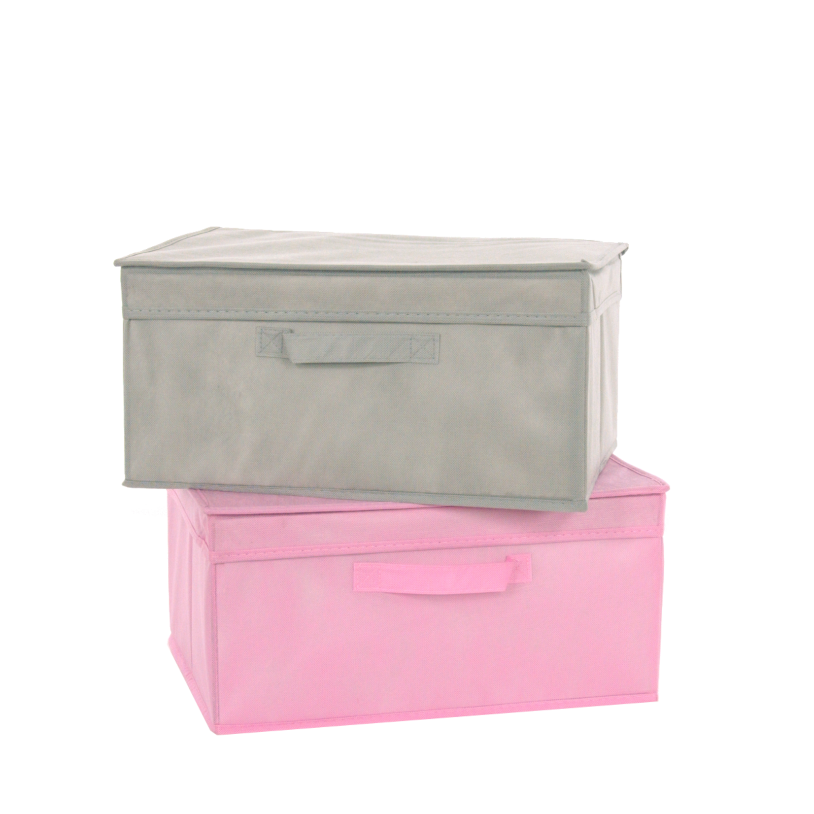 Opbergdoos Textiel 40X30X20cm Grijs opbergbox voor textiel