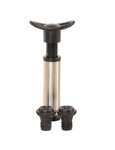  RVS Vacuum Pompje met 2 rubberen kurken