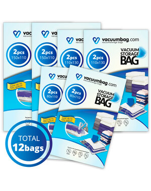 Vacuumbag.com Vacuumzakken Pakket Home Large Bags [Set 12 zakken]