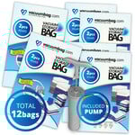 Vacuumbag.com Backpacker Vacuumzakken Pakket [Set 12 zakken+pomp]