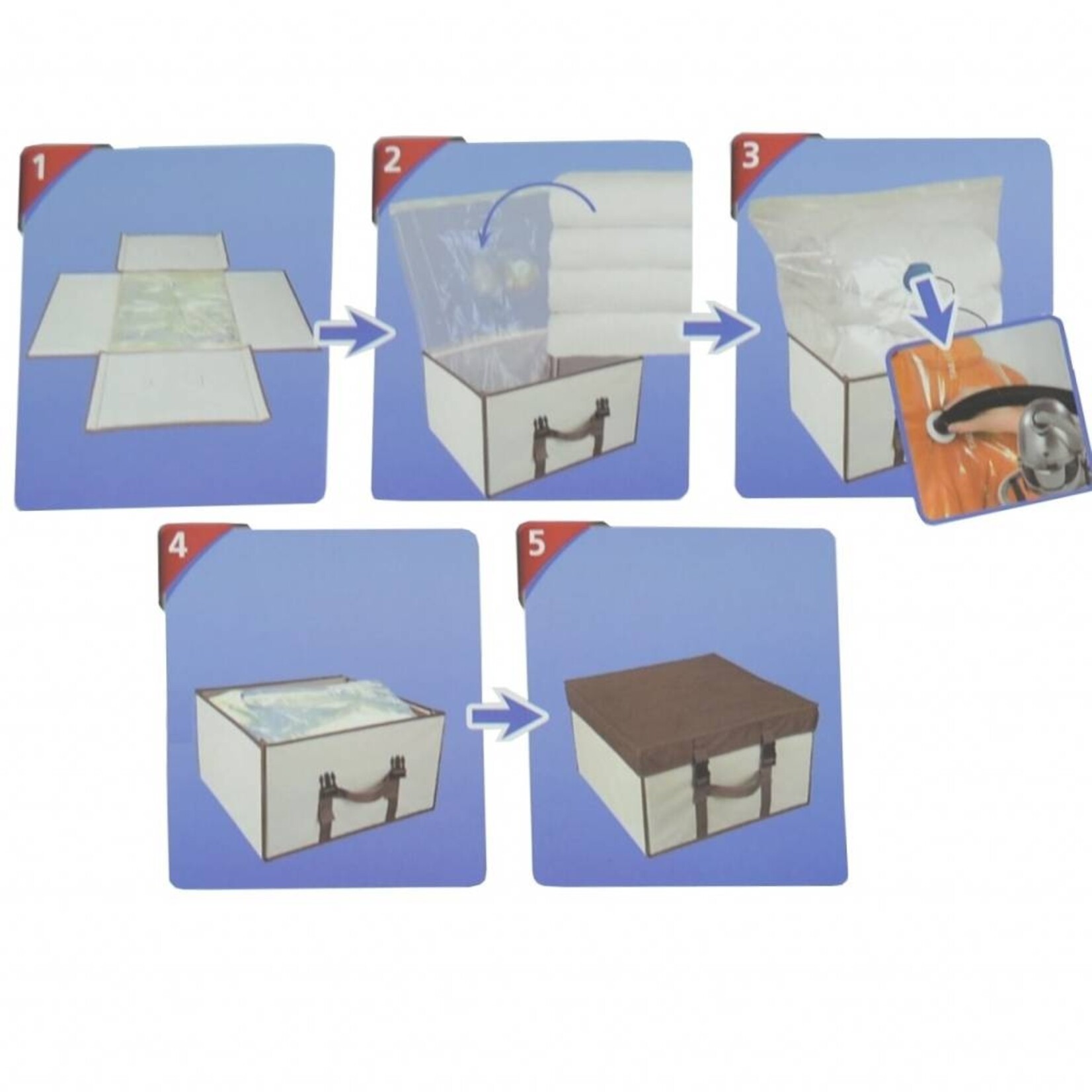 Pro Vacuum Opbergbox 70X47X19 cm [Inh. Zak 116X80X48 cm]