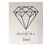 Houten Poster Diamond