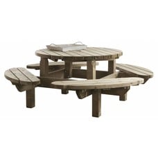 Picknicktafel rond 210 cm