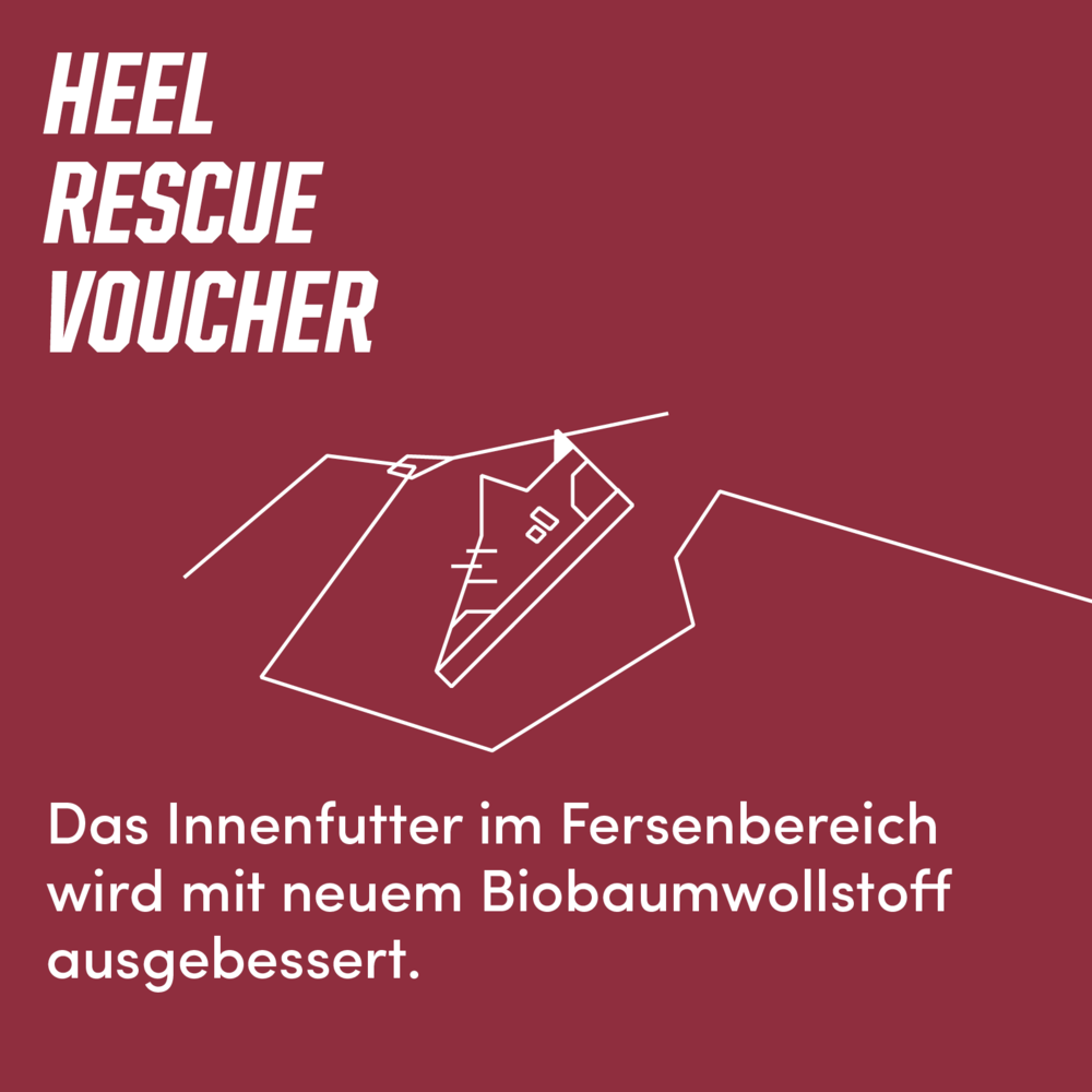 Ethletic Heel Rescue (Gutschein für eine Innefutterneuerung)