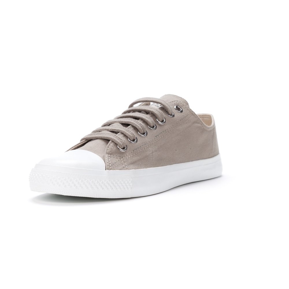 Ethletic Fair Trainer White Cap Lo Cut Frozen Olive | Just White