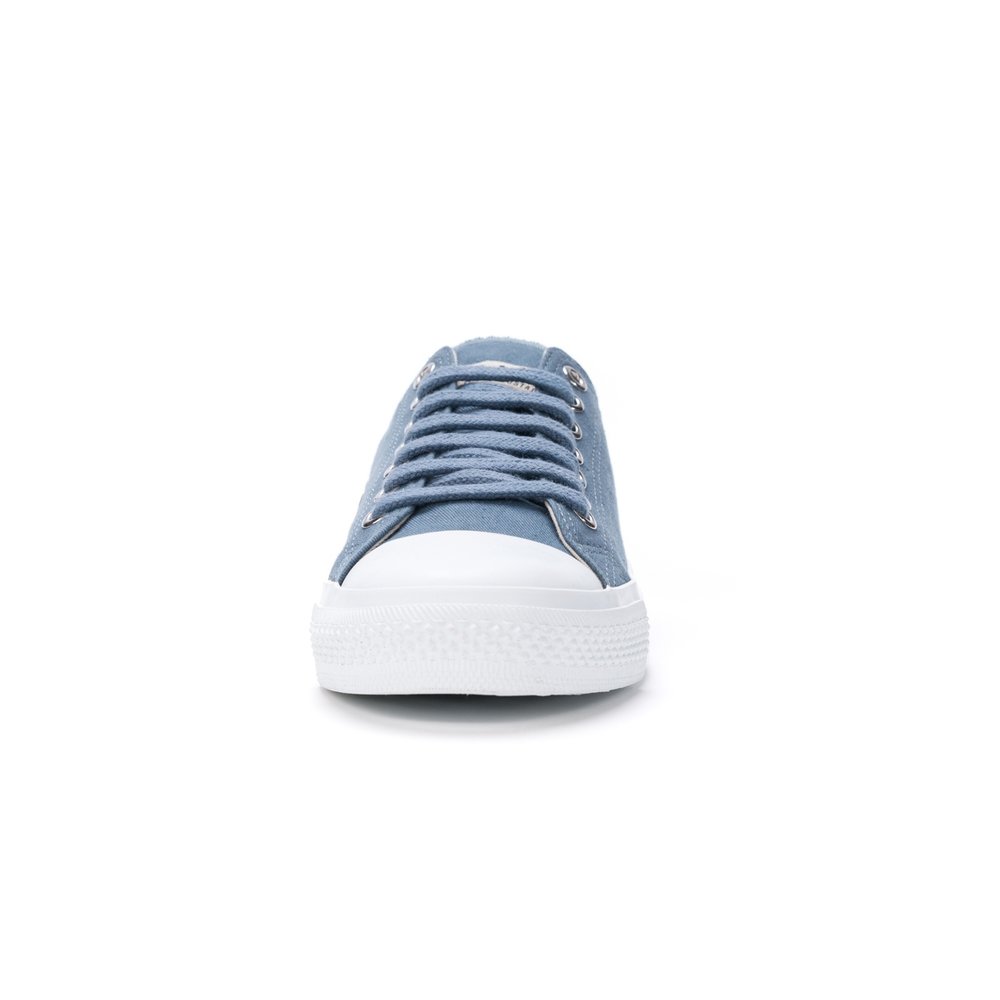 Ethletic Fair Trainer White Cap Lo Cut Workers Blue | Just White