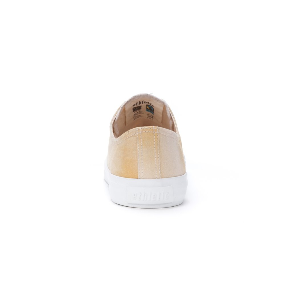Ethletic Fair Trainer White Cap Lo Cut Golden Shine | Just White