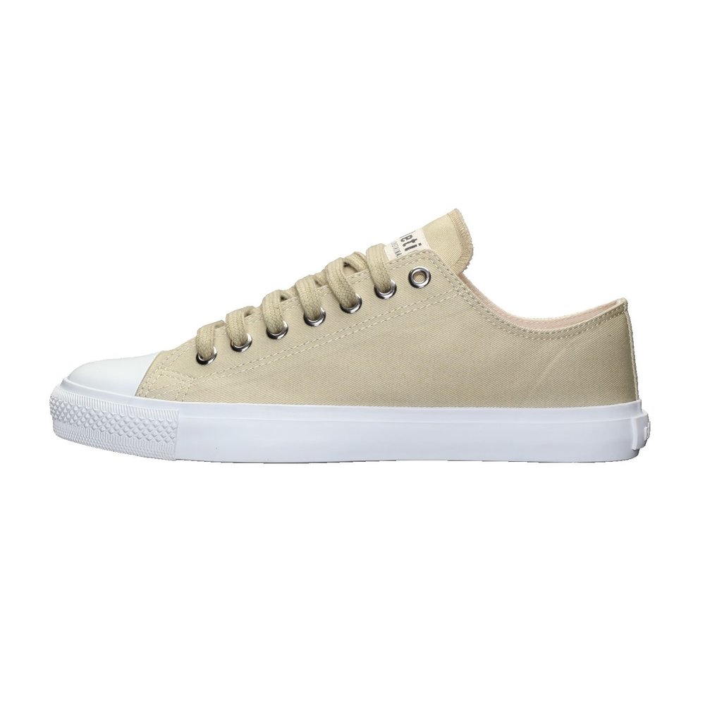 Ethletic Fair Trainer White Cap Lo Cut Sage Velvet | Just White